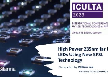 Superior to older manufacturing methods Silanna UV Presents High Power 235nm far UVC LEDs Using New SPSL Technology