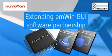 SEGGER and Nuvoton extend emWin GUI software partnership