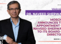 MosChip Announces the appointment of Semiconductor Industry Veteran Dr. Naveed Ahmed Sherwani to the Board of Directors