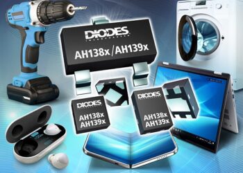 Micropower, Push-Pull, Unipolar Hall Switches from Diodes Incorporated Save Board Space in Battery-Powered Applications