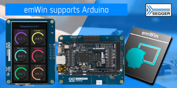 SEGGER emWin supports Arduino