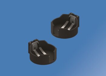 New, Space-Saving, Top-Loading 24mm Lithium Coin Cell Holder