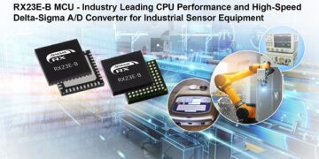 Renesas Launches New 32-bit MCU for High-end Industrial Sensor Systems