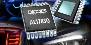 Automotive-Compliant, Three-Channel, Linear LED Driver from Diodes Incorporated