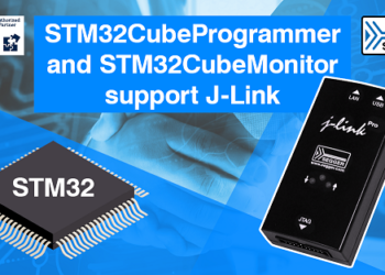 STM32CubeProgrammer and STM32CubeMonitor now support SEGGER’s J-Link debug probes