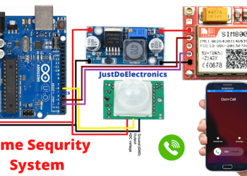 PIR Sensor Alarm System with GSM Connectivity