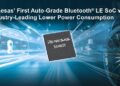 Renesas Announces Low-Power Bluetooth SoC for Automotive Applications