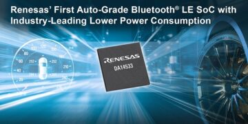 Renesas Announces Low-Power Bluetooth SoC for Automotive Applications