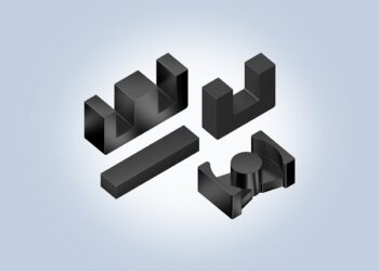 TDK introduces various large-size ferrite cores with different shapes for a wide range of industrial applications