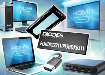 3.3V, Quad-Channel, Hybrid ReDrivers from Diodes Incorporated Enable HDMI 2.1 Signal Integrity