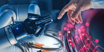 OMC deploys cobots to improve throughput 10x while maintaining quality & ensuring consistency of fibre optic production