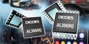 Boost Controller from Diodes Incorporated Featuring Four-Channel Current Sinks and Diagnostic Functions for Backlighting in Automotive Applications