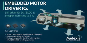 Melexis Launches 3-core Automotive LIN Motor Driver for EV Air Conditioning Flaps