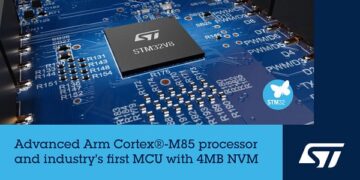 STMicroelectronics introduces the industry’s first 18nm microcontroller for high-performance applications