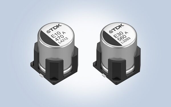 TDK introduces vibration-resistant hybrid polymer electrolytic capacitors for automotive and industrial applications