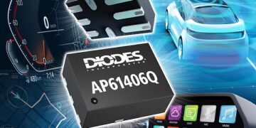 5.5V, 4A, Low IQ Synchronous Buck Converter with Versatile I2C Interface from Diodes Incorporated is Optimized for Efficiency and Size in Automotive POL Systems