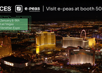 CES 2026: e-peas to debut AEM15820, industry’s first PMIC capable of harvesting full-range of hybrid indoor-outdoor PV cells