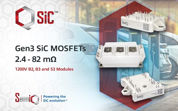 SemiQ Launches Gen3 1200 V S3 Modules with Record Current Density for High-Power Industrial and EV Applications