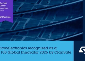 STMicroelectronics recognized as Top 100 Global Innovator 2026