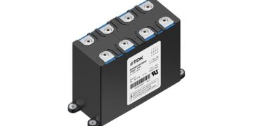 TDK introduces ModCap UHP for high-current DC link applications with +105 °C operation without derating