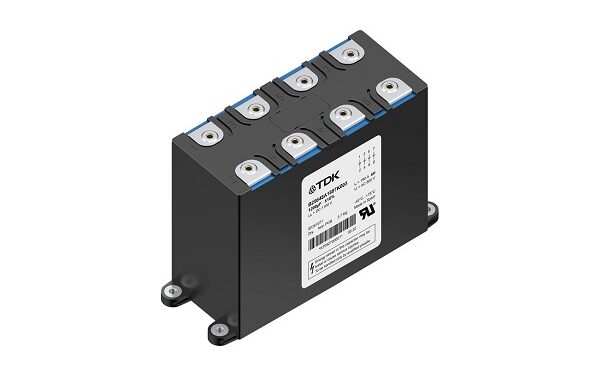 TDK introduces ModCap UHP for high-current DC link applications with +105 °C operation without derating