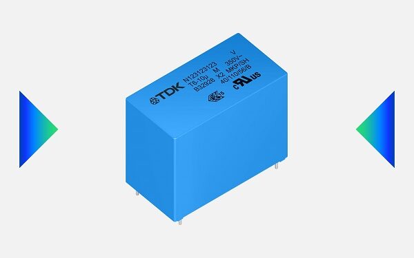 TDK extends X2 portfolio with compact 350 V (AC) capacitors for industrial and automotive