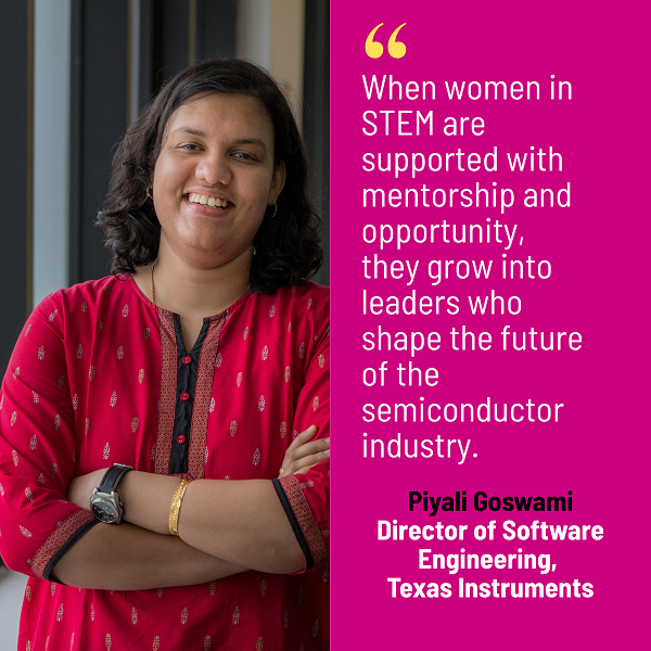 Piyali Goswami, Director of Software Engineering, Texas Instruments