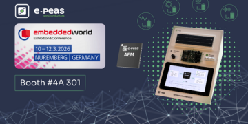 e‑peas to showcase a simplified path to powering the Ambient IoT at Embedded World: Booth #4A 301