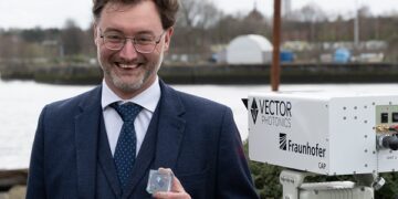 Vector Photonics demos free space optical communication using a PCSEL for the first time outside of a lab