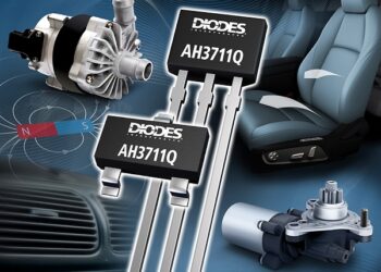 High-Sensitivity Hall Effect Latch from Diodes Incorporated Enhances Position Sensing in Automotive Motor Control Systems