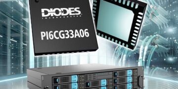 PCIe® 7.0 Clock Generator from Diodes Incorporated Delivers Sub-30fs Jitter for Next-Gen AI Infrastructure