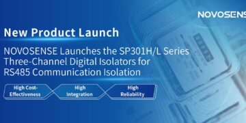 NOVOSENSE Launches the SP301H/L Series Three-Channel Digital Isolators