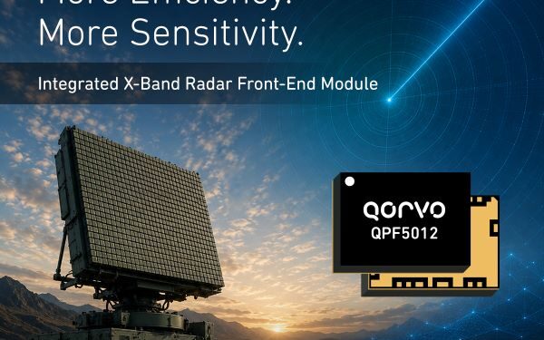 Qorvo® Advances X-Band Radar Performance with a More Efficient and Sensitive Compact Front-End Module