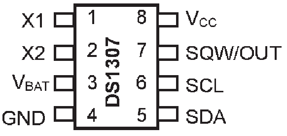 RTC DS1307: Pin Description, Features, Working Principle and Applications
