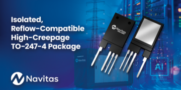 Navitas Introduces Isolated Through-Hole Package for SiC MOSFETs, Enabling Direct-Cooled Thermal Management