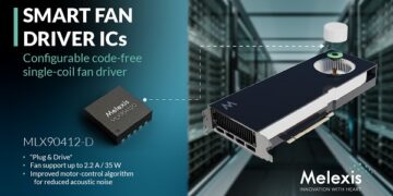 Melexis expands code-free single-Coil fan driver family for AI GPU applications