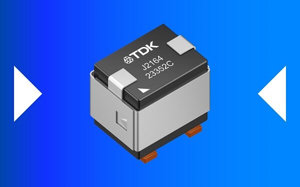 TDK presents SMD common-mode chokes for up to 80 V/35 A with a minimized PCB footprint