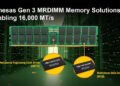 Renesas Launches Memory Module (MRDIMM) for AI Data Centers, Cloud and HPC