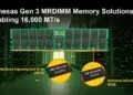 Renesas Launches Memory Module (MRDIMM) for AI Data Centers, Cloud and HPC