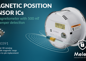 Melexis Tackles Utility Anti-Tampering with Low-Cost 500 mT-Range 3D Magnetometer
