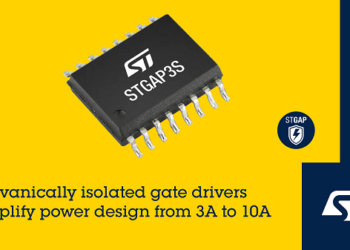 STMicroelectronics’ new galvanically isolated gate drivers simplify power design with advanced isolation
