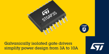STMicroelectronics’ new galvanically isolated gate drivers simplify power design with advanced isolation