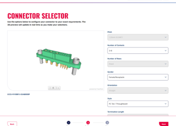 Harwin Launches Online Connector Selection Platform to Reduce Complexity in Design and Prototyping Phase