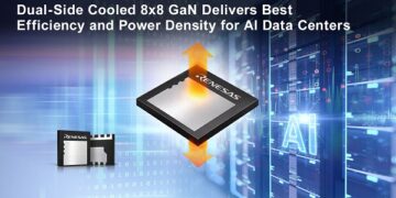 Renesas Launches Industry’s First Dual-side-cooled 650V GaN Device for AI Data Centers