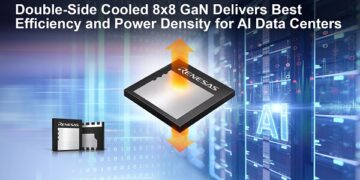 Renesas Launches Industry’s First Dual-side-cooled 650V GaN Device for AI Data Centers