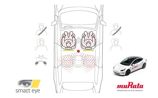 Murata and Smart Eye demonstrate camera-radar sensor fusion for advanced in-cabin sensing
