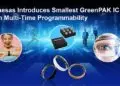 Renesas Launches Industry’s Smallest GreenPAK Mixed Signal Devices for Wearable and Portable Electronics