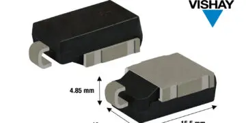 Vishay Intertechnology XClampR® Bidirectional Flat  Clamping TVS in DO-218AC Package Deliver Low Clamping Voltage, High Power Density