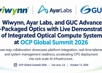 Wiwynn, Ayar Labs, and GUC Advance Co-Packaged Optics with Live Demonstration of Integrated Optical Compute System at OCP Global Summit 2026
