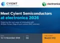 Cyient Semiconductors showcases AI Data Center Power, Edge AI and custom ASIC solutions at electronica 2026